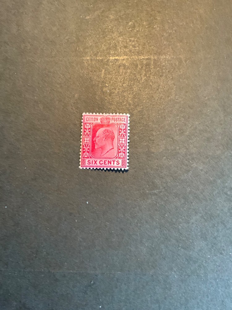 Stamps Ceylon Scott #170 hinged