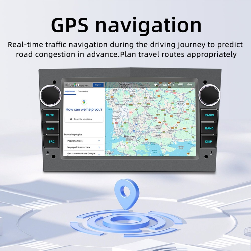 CarPlay Android Auto Android 15 4+64G 7"Screen For Opel Combo 2000,2004-2010