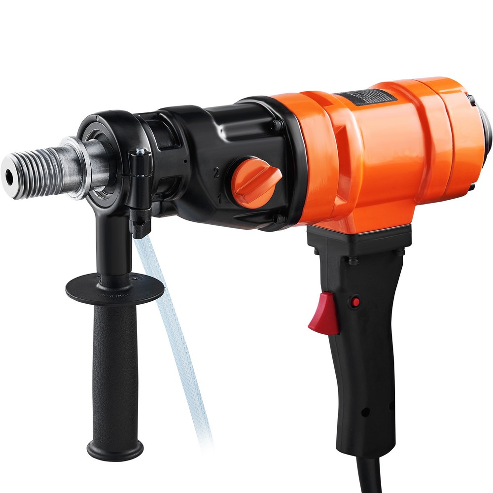 Diamond Core Drilling Machine, 4in Handheld Wet Concrete Core Drill Rig