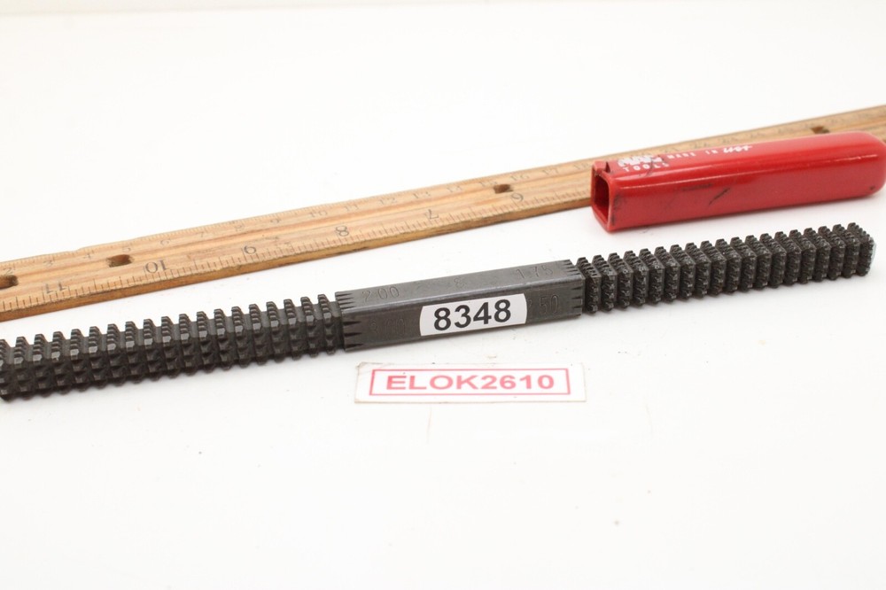 Mac Tools TRM8 Metric Thread Restoring File Red Rubber Handle USA