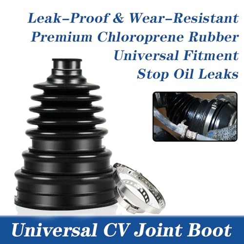 2PCS Universal CV Joint Boot Kit - Silicone Dust Boots for 2PCS CV Boot Kits