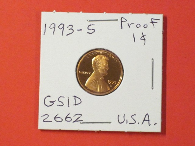 1993-S Proof Small Cent (L2)
