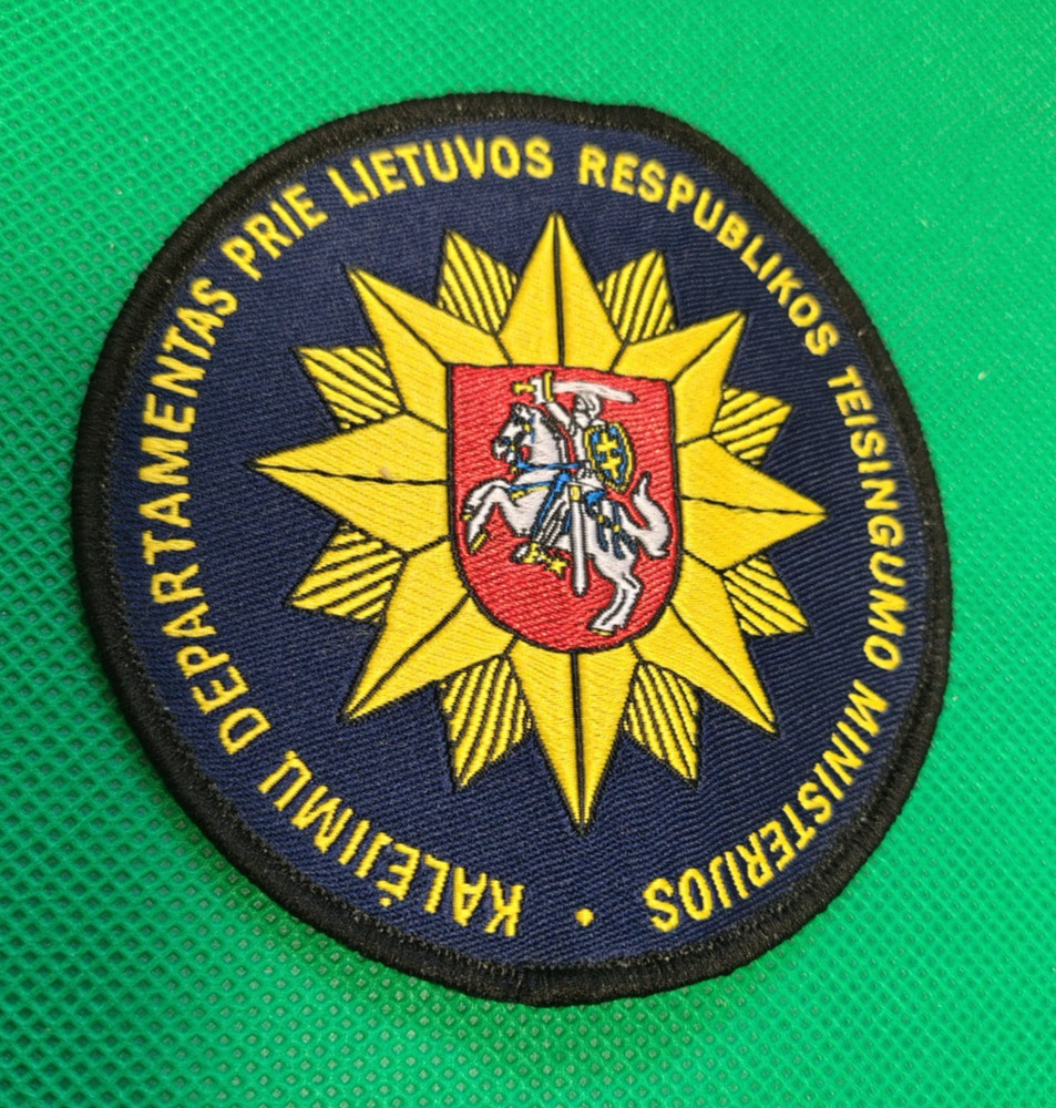 LITHUANIA ( EUROPA ) PATCH POLICE CORRECTIONS PRISON