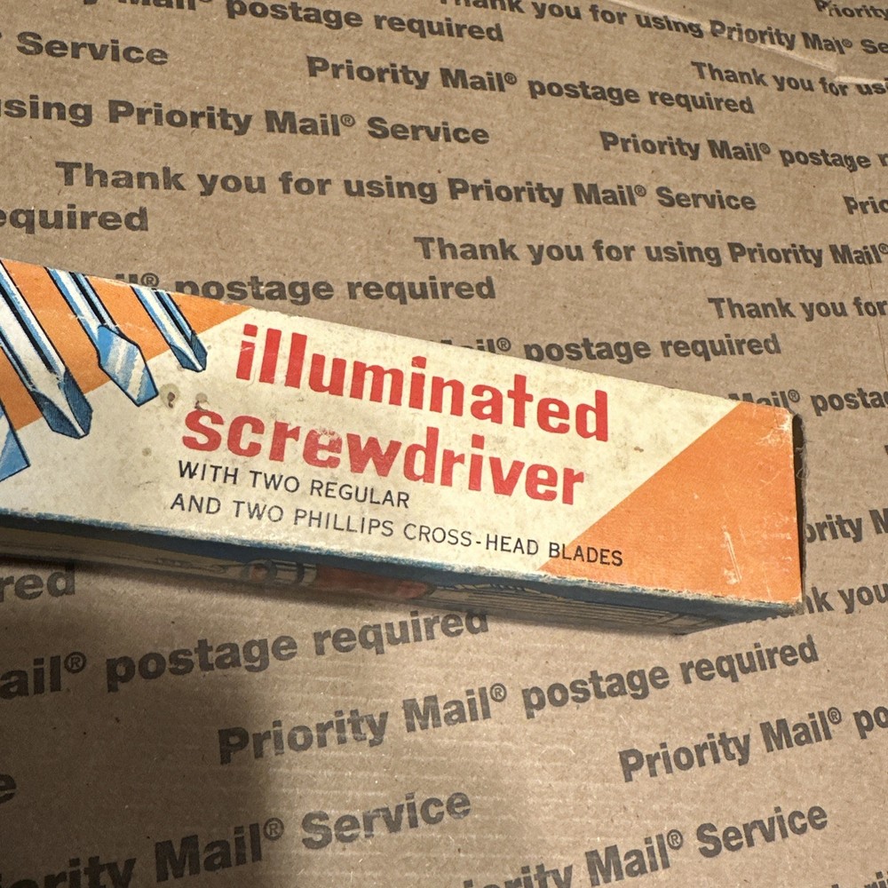 ILLUMINATED SCREWDRIVER VINTAGE No 1301- Untested