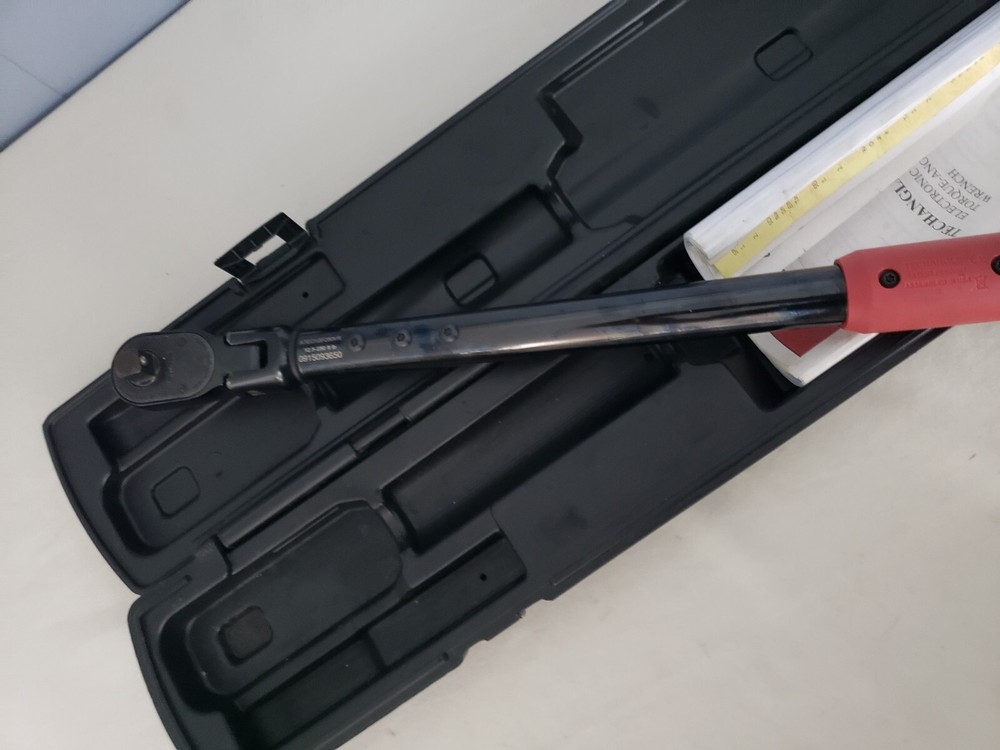 Snap-On 1/2” RED Electronic Digital Torque Wrench ATECH3F250VR ATECH3F250
