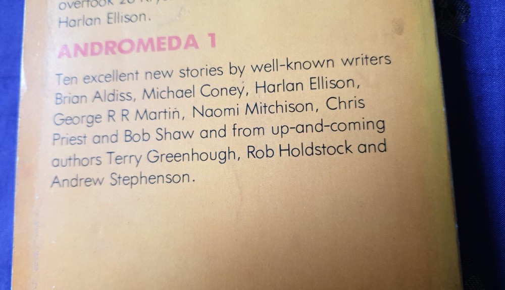 Andromeda ~ 10 Science Fiction Stories ~ First Edition 1976