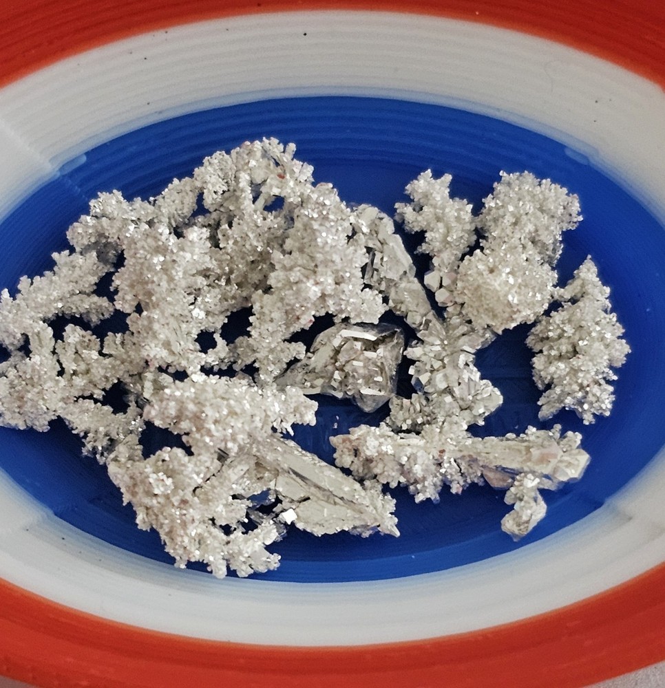 12.366g Amazing Crystallized Silver Nuggets/Specimens 9999 Pure