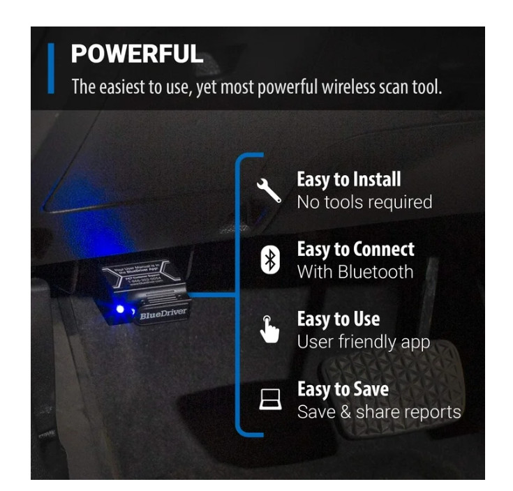 BlueDriver Pro OBD2 Bluetooth Car Diagnostic Scan Tool and Code Reader