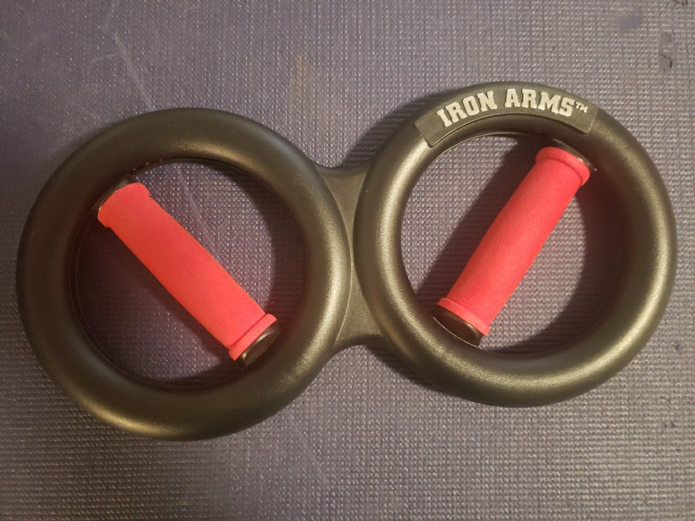 IRON ARMS Rotating Hands Grip & Forearm Strength Exerciser, Physical Therapy