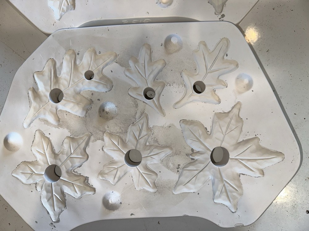 Clay Magic 3152 Oak And Maple Leaves Slip Mold 2009 Fall