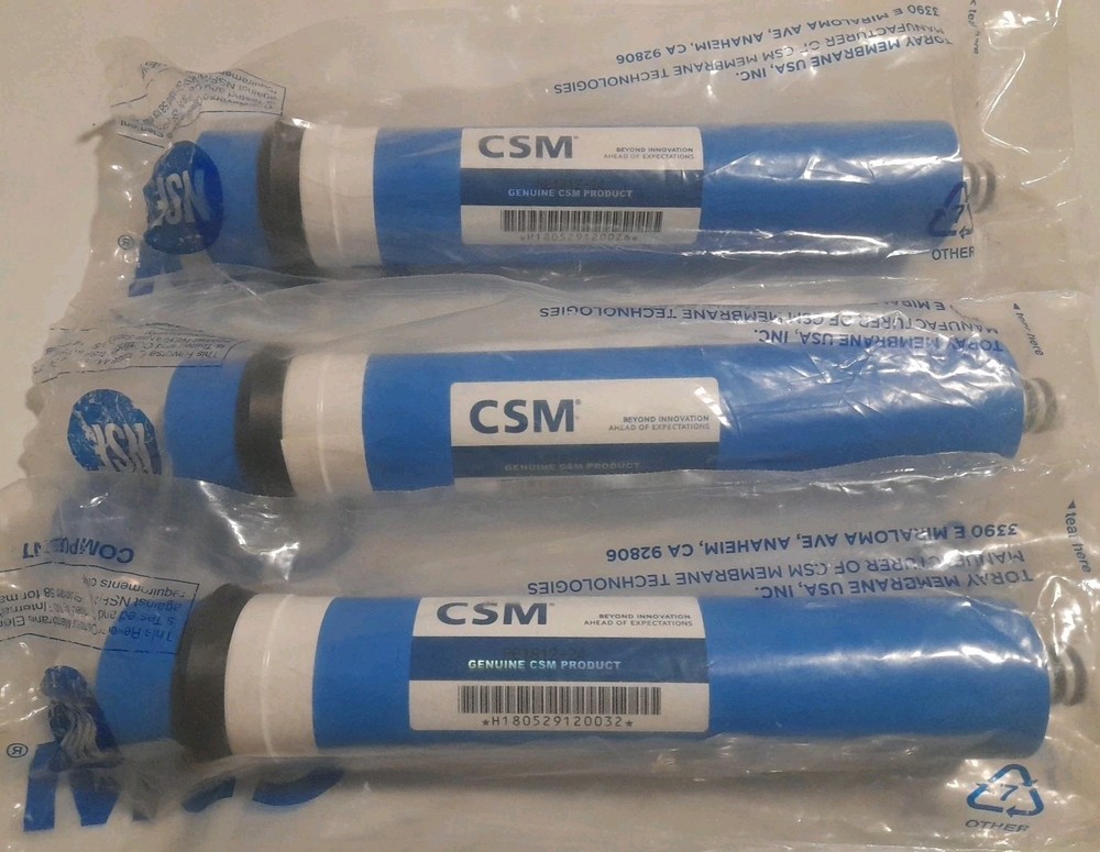 CSM  RE1812-24 Reverse Osmosis Membrane Filter Lot Of 3 Made In USA