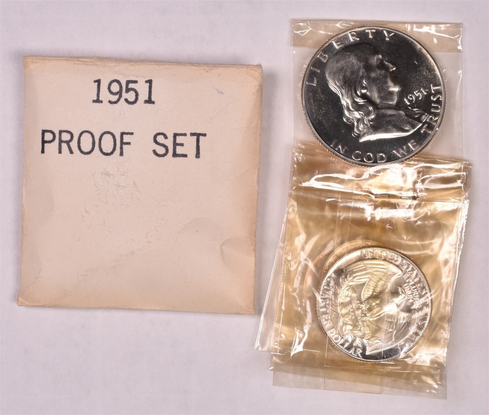 1951 U.S. Mint 5 Coin Silver Proof Set
