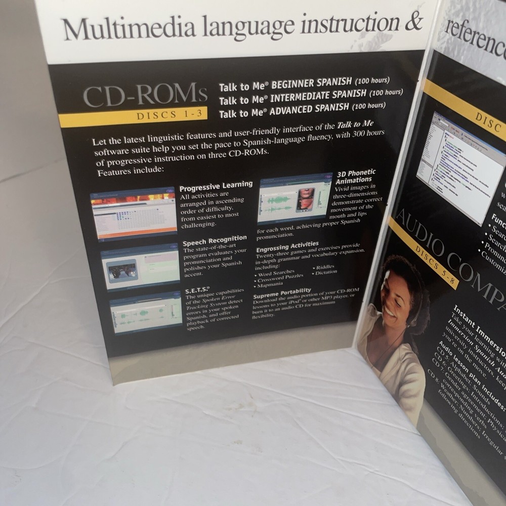 Topics Entertainment Instant Immersion Spanish Deluxe 2 - Full Version - 8 Discs