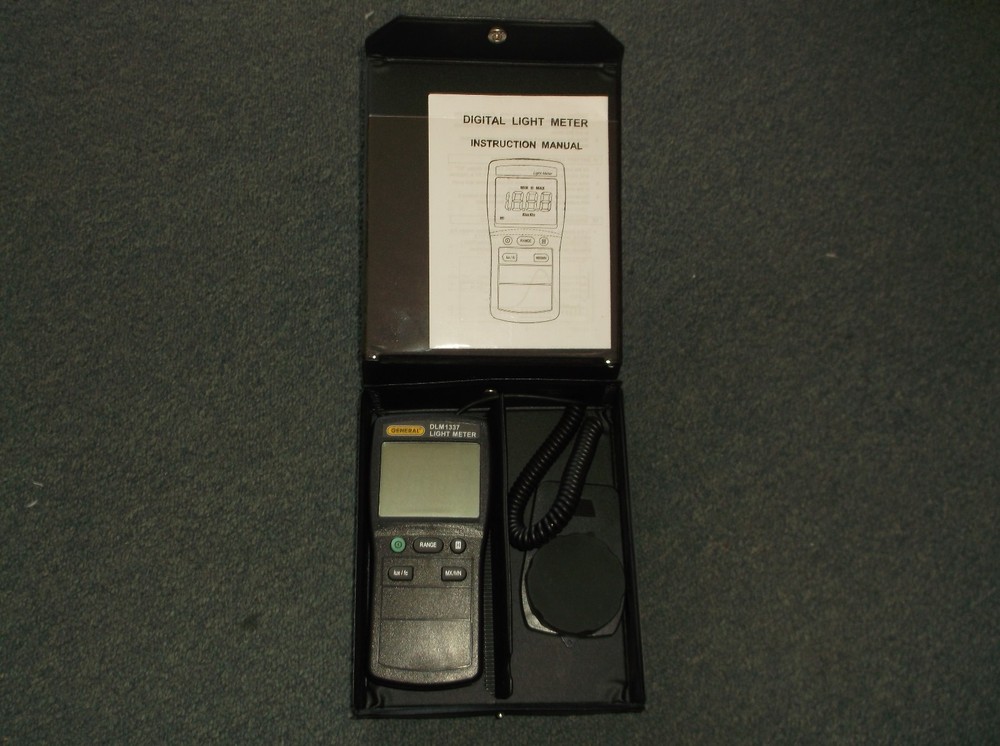 D09281609 General Tools DLM1337 Digital Light Meter Jumbo Display