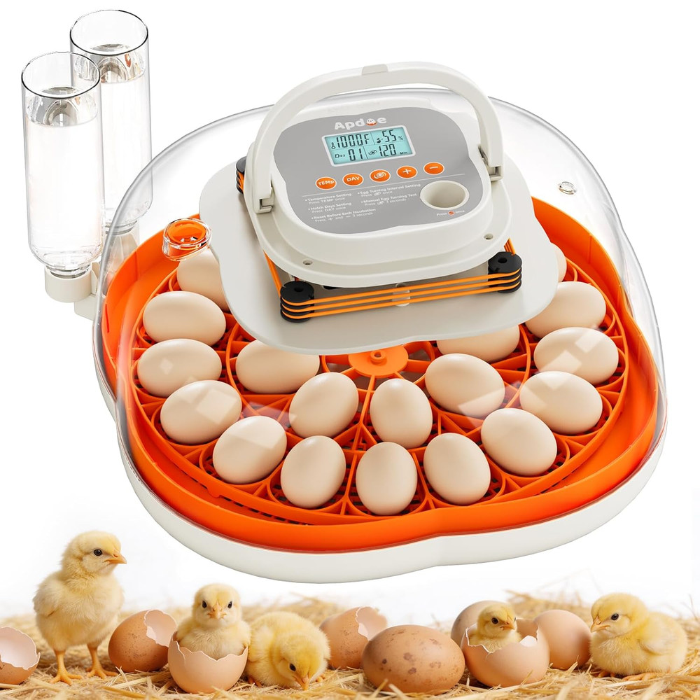 APDOE Egg Incubators for Hatching Eggs, Temperature and Humidity Control, Automa
