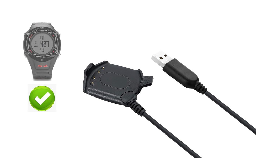 Upgrade Version Charging Cable for Garmin Approach S2 Charger,Approach S4 Charge