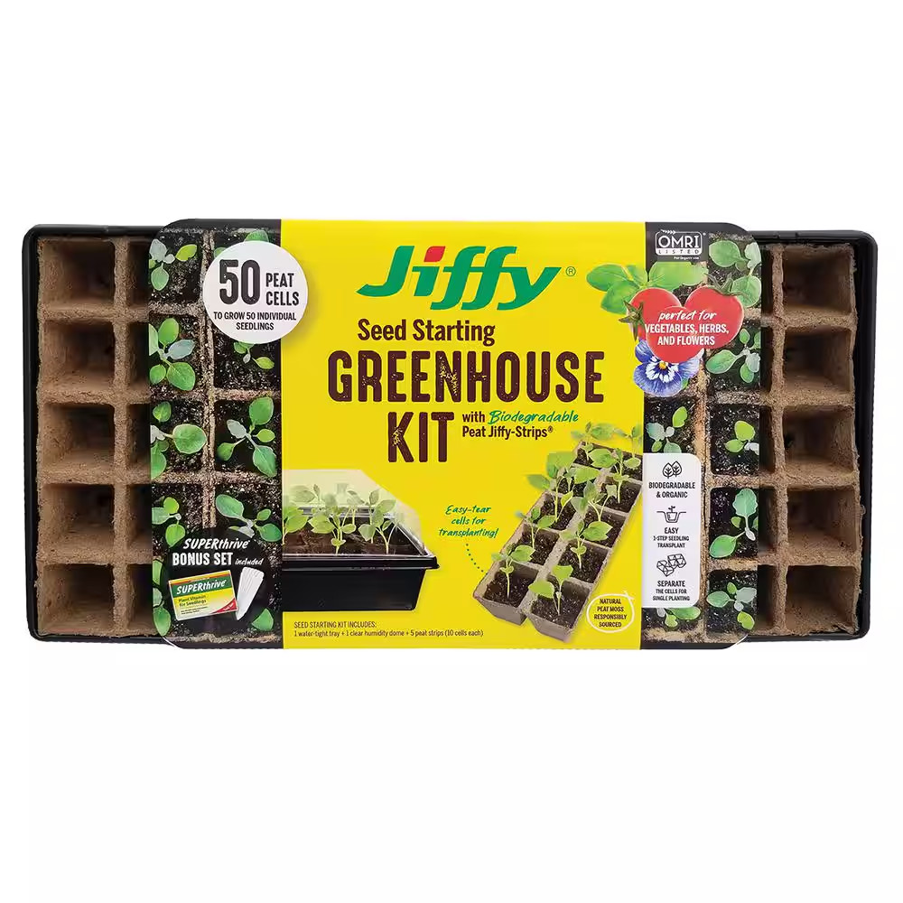 Peat Strips N' Greenhouse Seed Starter Kit