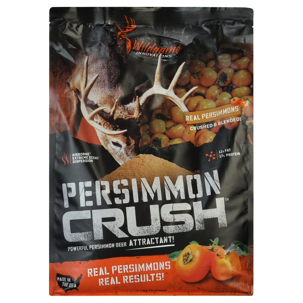Persimmon Crushed Deer Attractant, 5lb Bag | Powerful Nutritious Long-Lasting