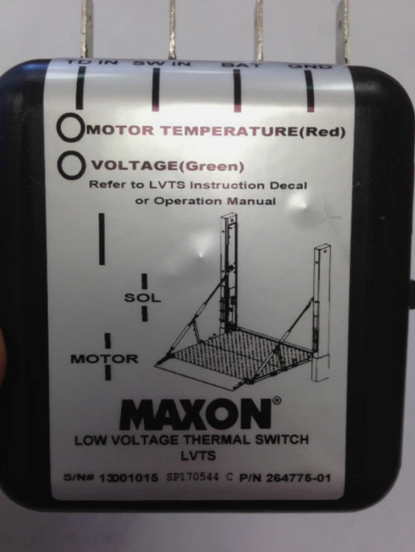 Maxon 905291 Liftgate Switch, low voltage thermal, BMR, OEM