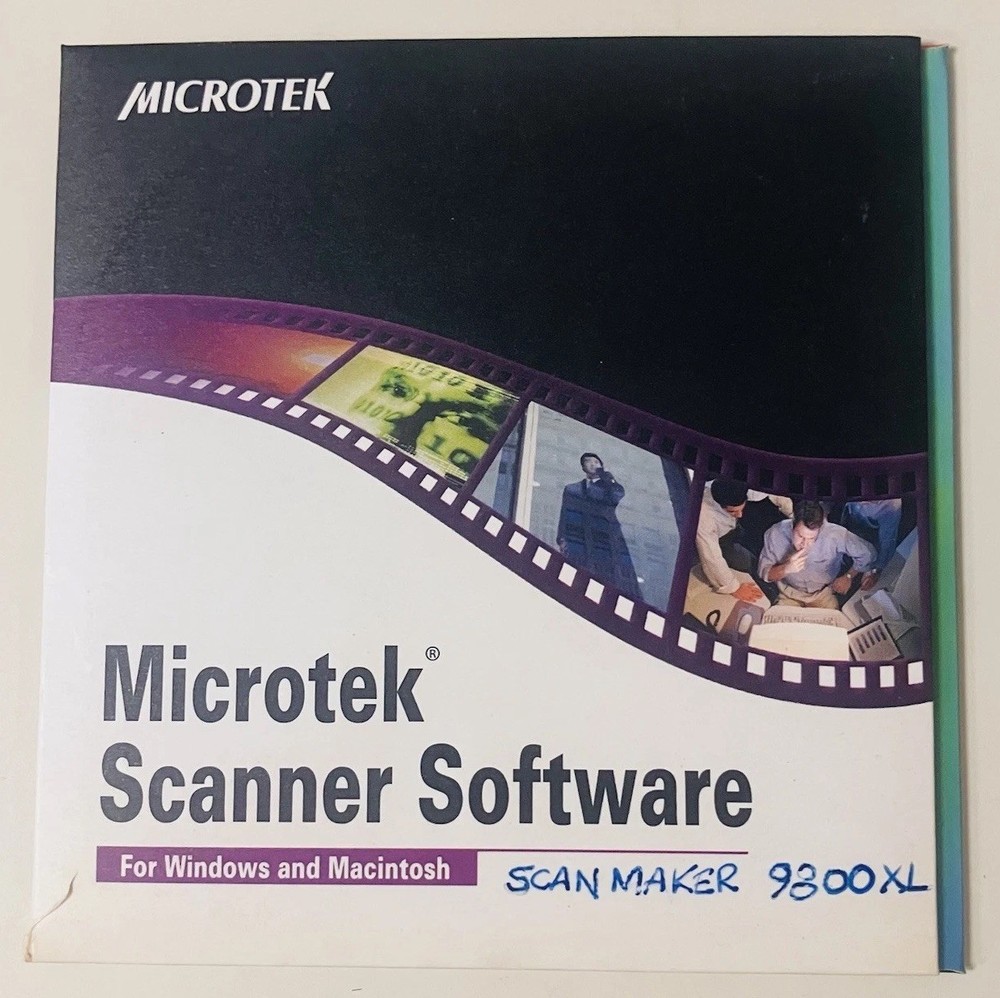 Microtek ScanMaker 9300XL Software + Adobe Photoshop Elements 2.0, Win/Mac