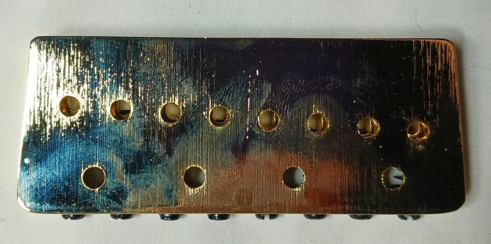 8 String HIPSHOT Style Hardtail Fixed Guitar GOLD BRIDGE ESP/LTD Ferrule