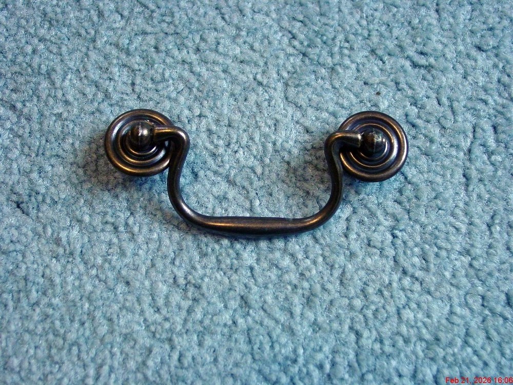 (3) Vintage Brass Drawer Pulls