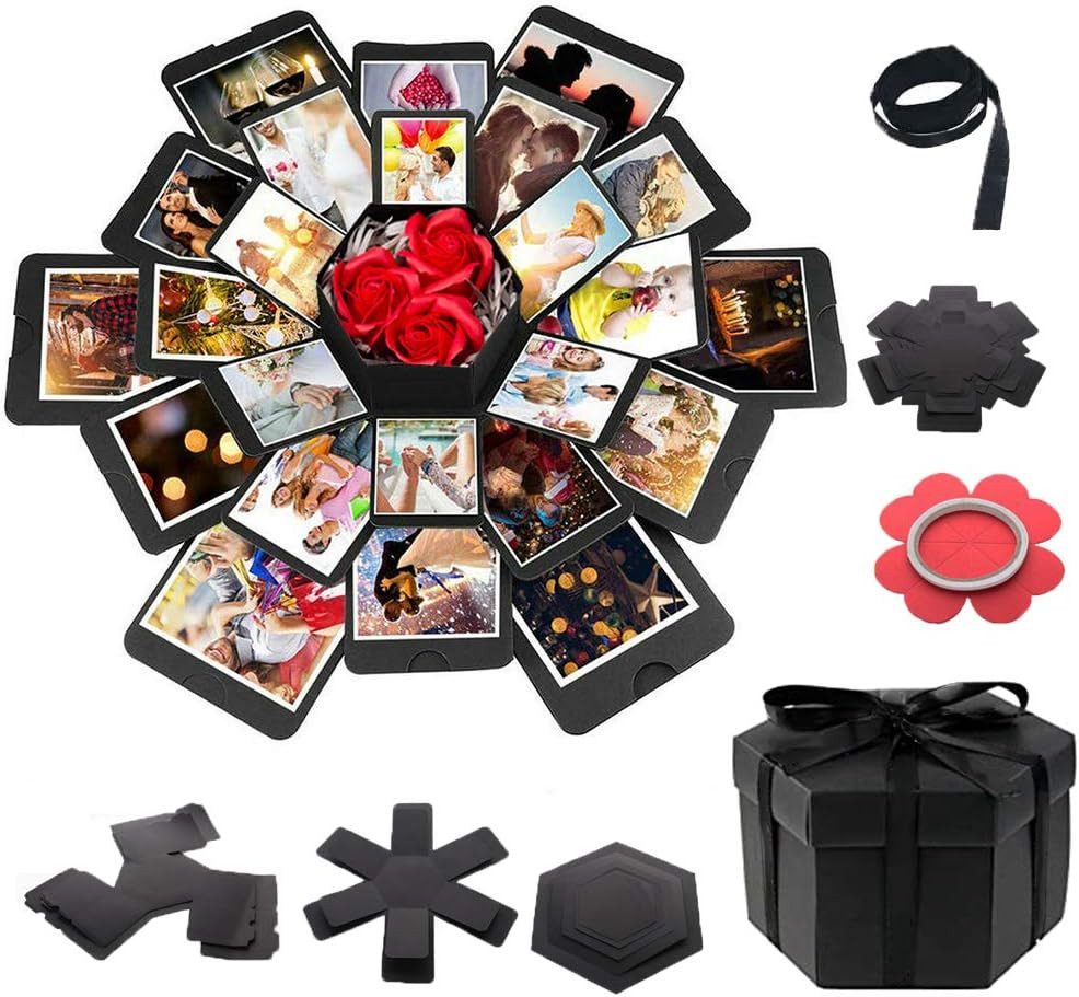 Explosion DIY Gift Set, Exploding Love Box for Couples, Sentimental Gift for Wed