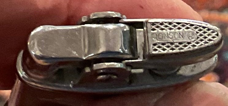 Vintage Ronson Gem Lighter VG / Box, Pouch & Paper / Working.