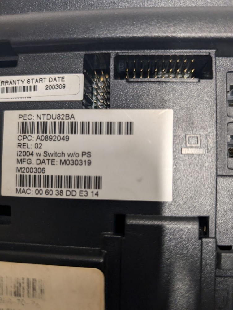 Nortel i2004 IP Phone NTDU82BA