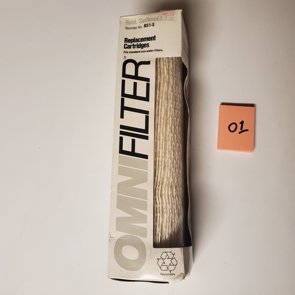 NEW Genuine OmniFilter RS1-S Rs1 Standard Size Replacement Carbon Water Filter 1