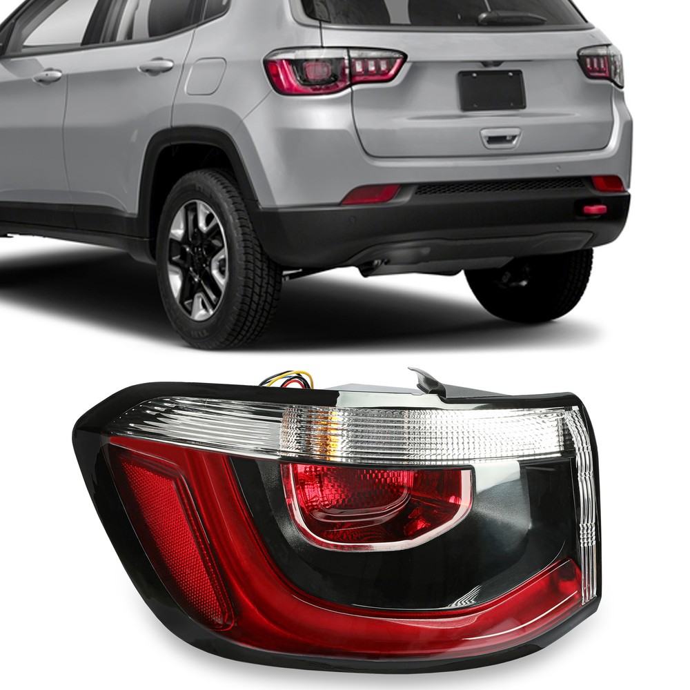 Left Driver Side Rear Tail Light Lamp For Jeep Compass 2017-2020 Brake Light