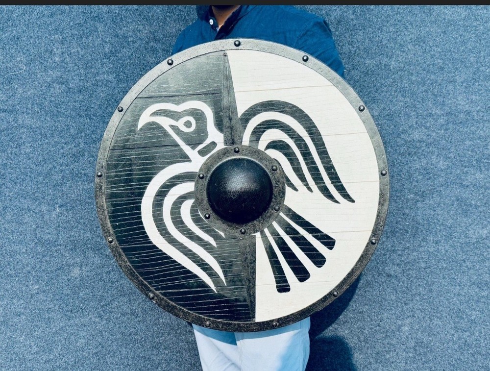 Medieval Eivor Valhalla Authentic Battle Warrior Shield Handmade Gift