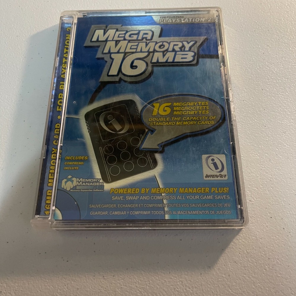 InterAct Mega Memory Manager Plus 16 MB Expansion Software for PS2 - NO CARD
