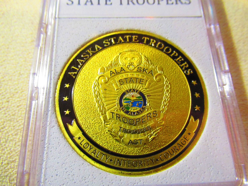 ALASKA STATE TROOPERS Challenge Coin