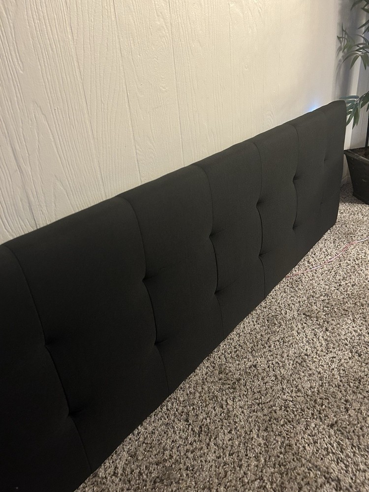 Brand New Square Tufted Mid-Rise Upholstered Headboard