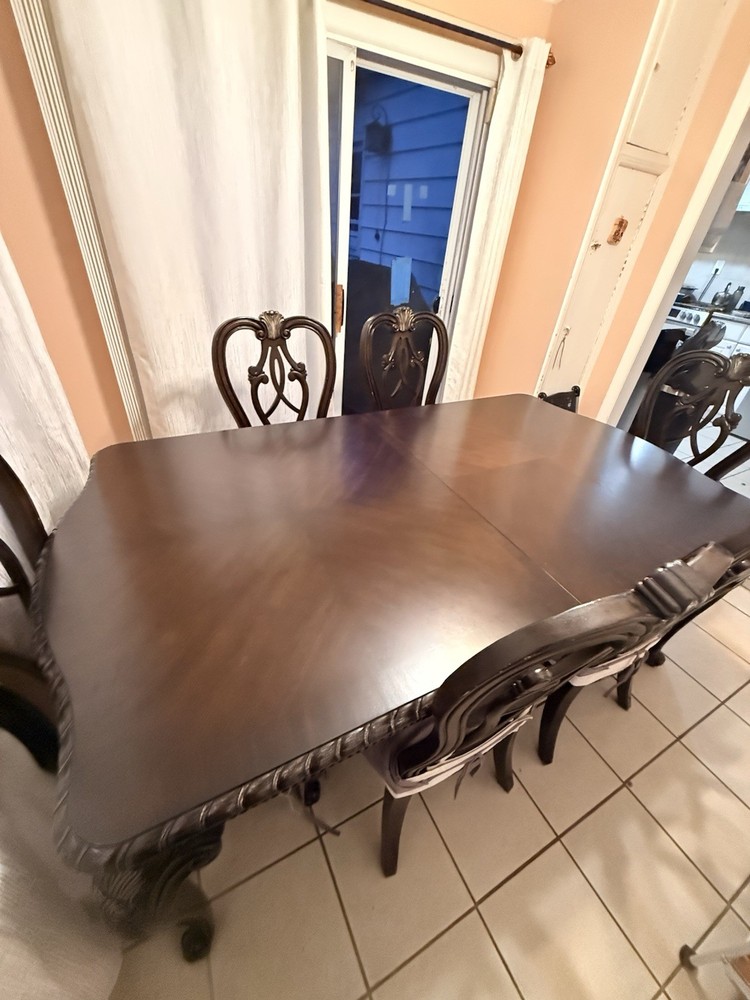 Wooden Dining Table Set for 4 Includes Chair