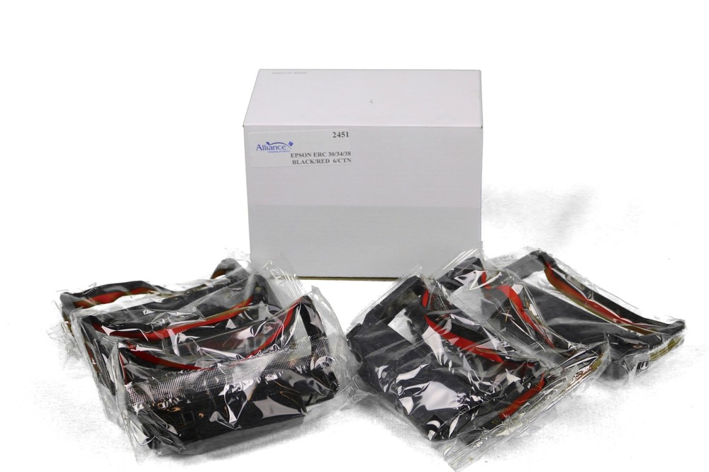 ECR 30/34/38 Ribbon in Black/Red