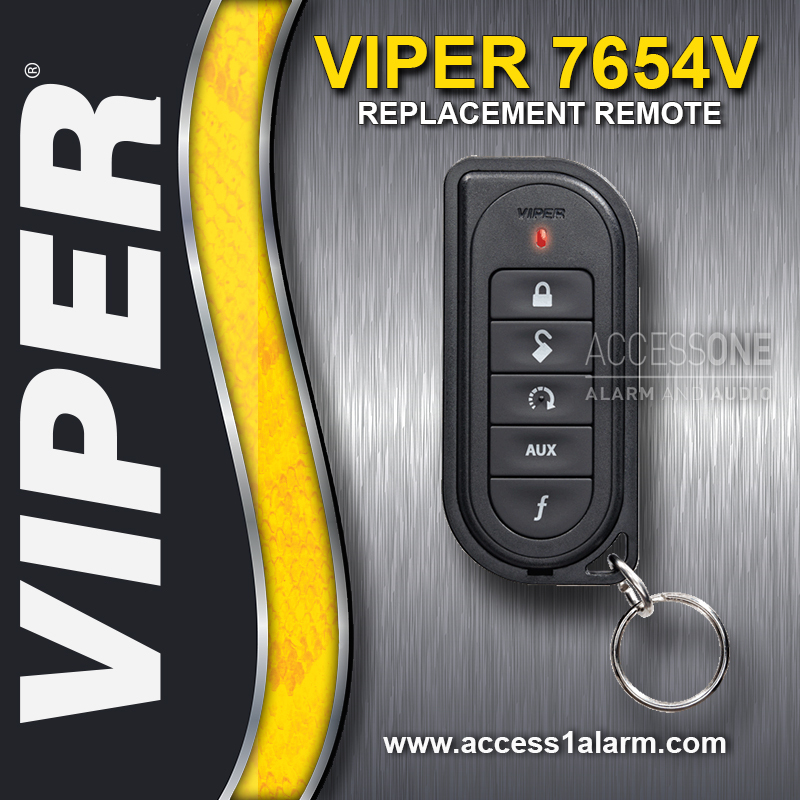 Viper 7654V 1-Way 5-Button Replacement Remote Control Transmitter For The 4702V