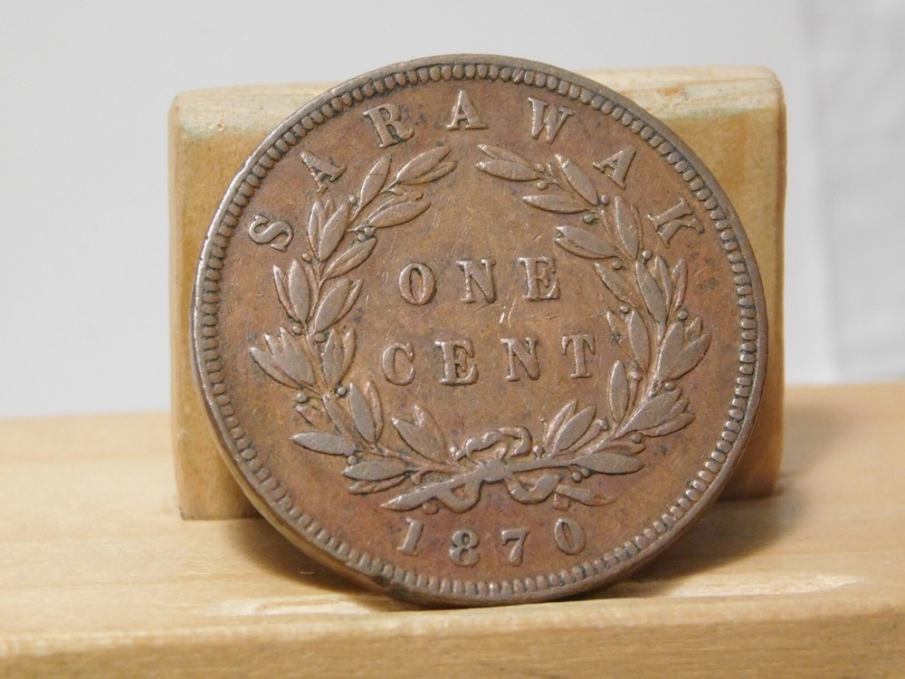 1870 Sarawak one cent