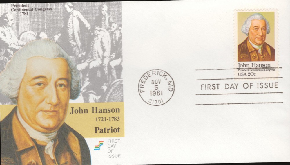 1981 FDC - Scott# 1941 - John Hanson - Spectrum Cachet