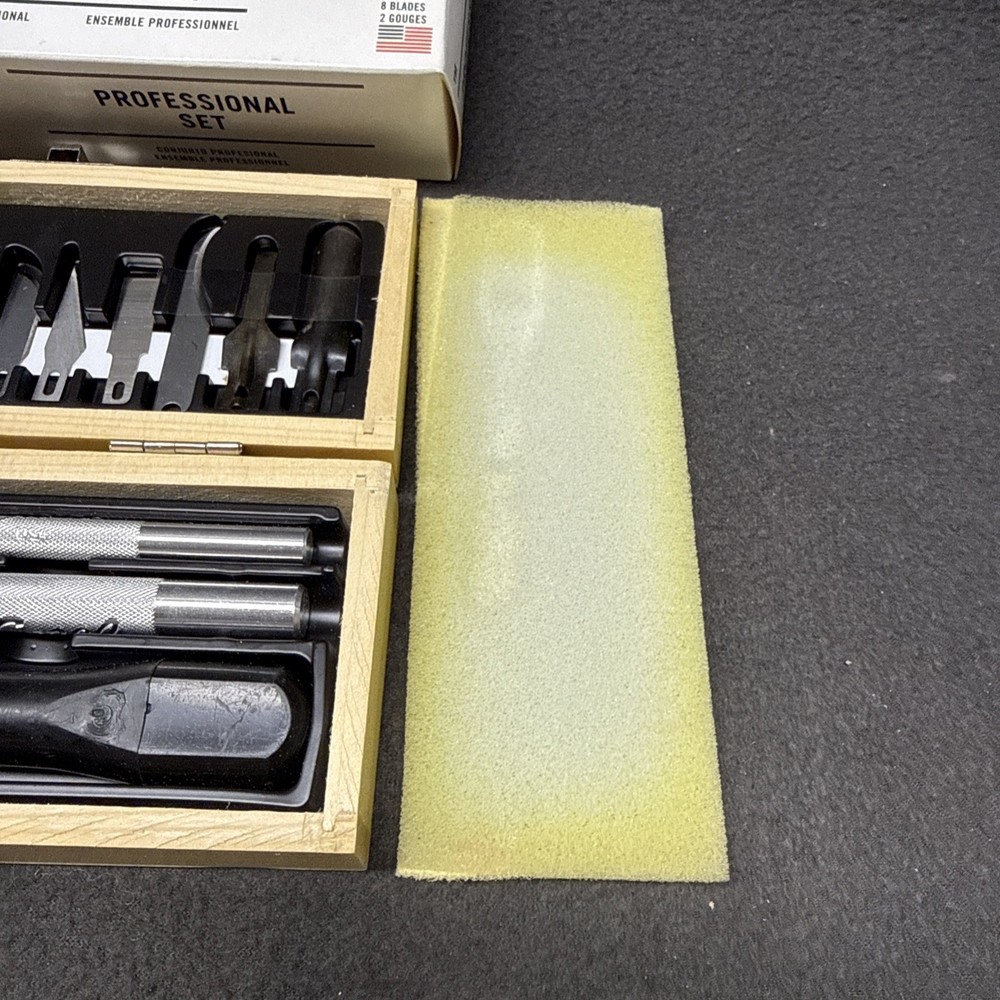 EXCEL 44290 Hobby Knife Set Professional 3 Knives 13 Different Blades Gouges