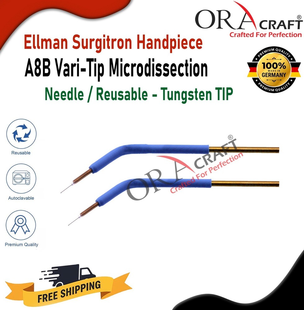 Ellman Surgitron Handpiece A8B Vari-Tip Microdissection Needle-Tungsten Tip