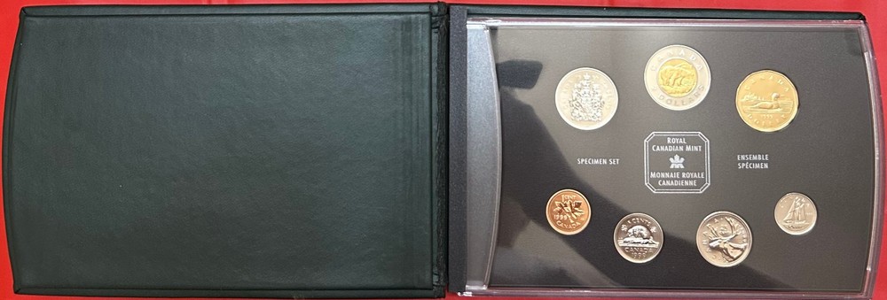 1999 Canada Bear Specimen Set Plus COA & Box