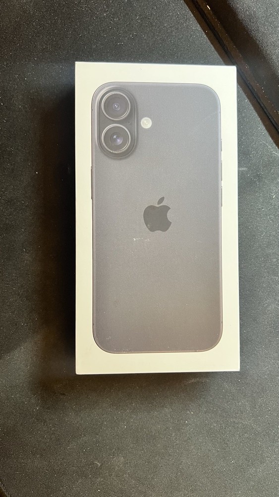 iPhone 16 black 128GB -empty box- No phone Box Only