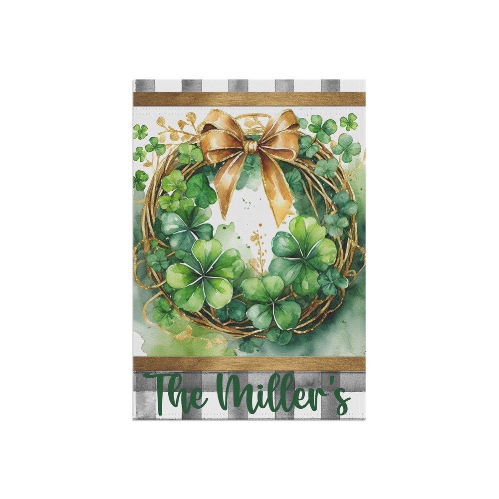 Personalized St Patrick's day Flag | Personalized House Flag