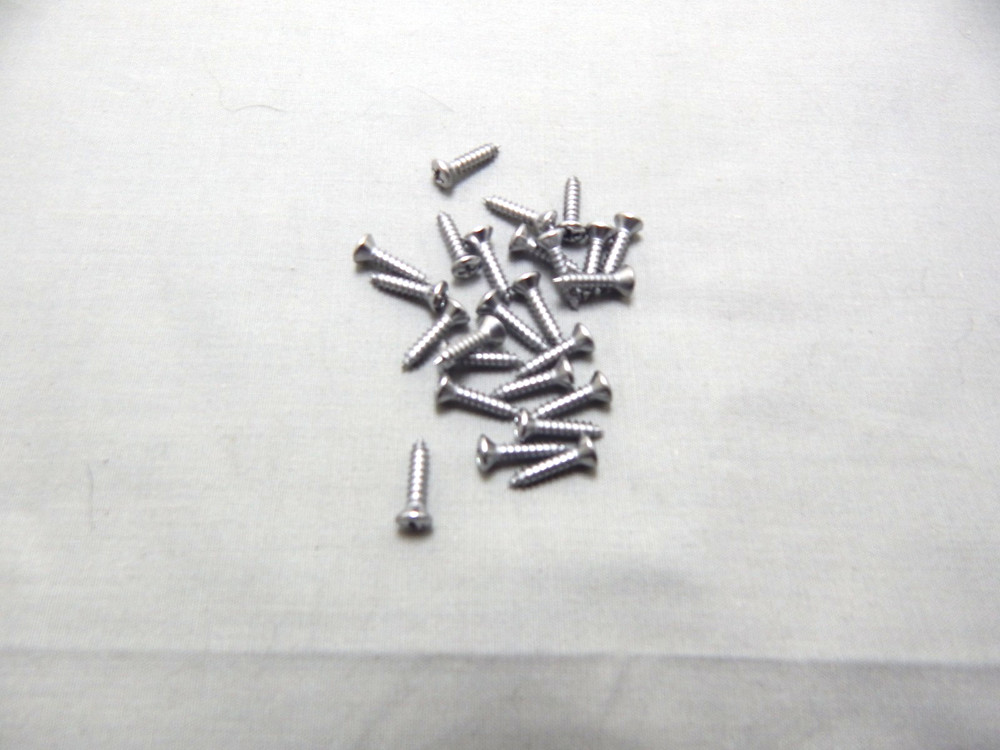 4 X 1/2"  CHROME  PHILLIPS  OVAL  HEAD  SMS