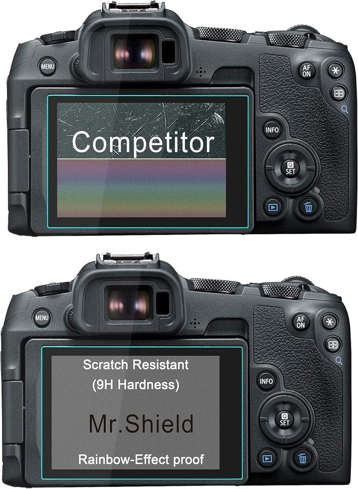 Mr.Shield [3-Pack] Screen Protector For Canon EOS R8 Camera [Tempered clear