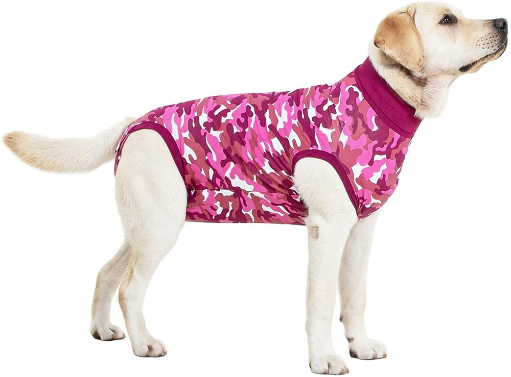 Suitical Recovery Suit Dog, Medium, Pink Camo