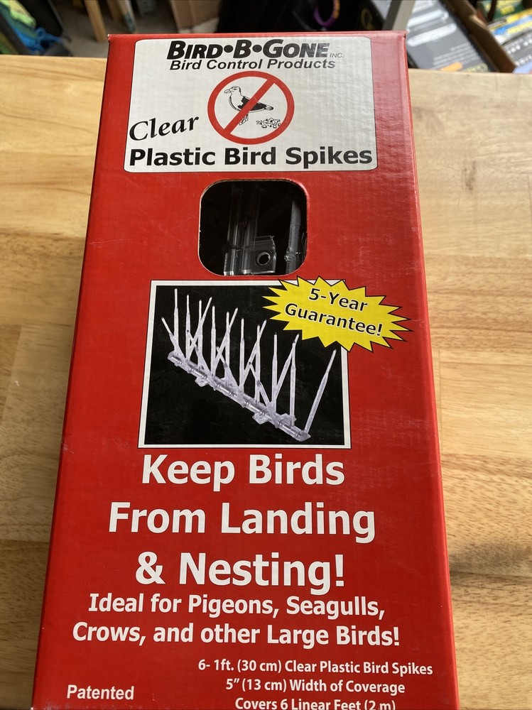 Bird-B-Gone Humane 5 in. wide Plastic Bird Spikes