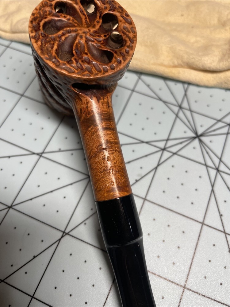 Huge Stone Pipe H S Studio Hand Made Pipe New Unsmoked HS
